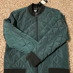 Men’s Small Quilted Bomber Jacket Under 510